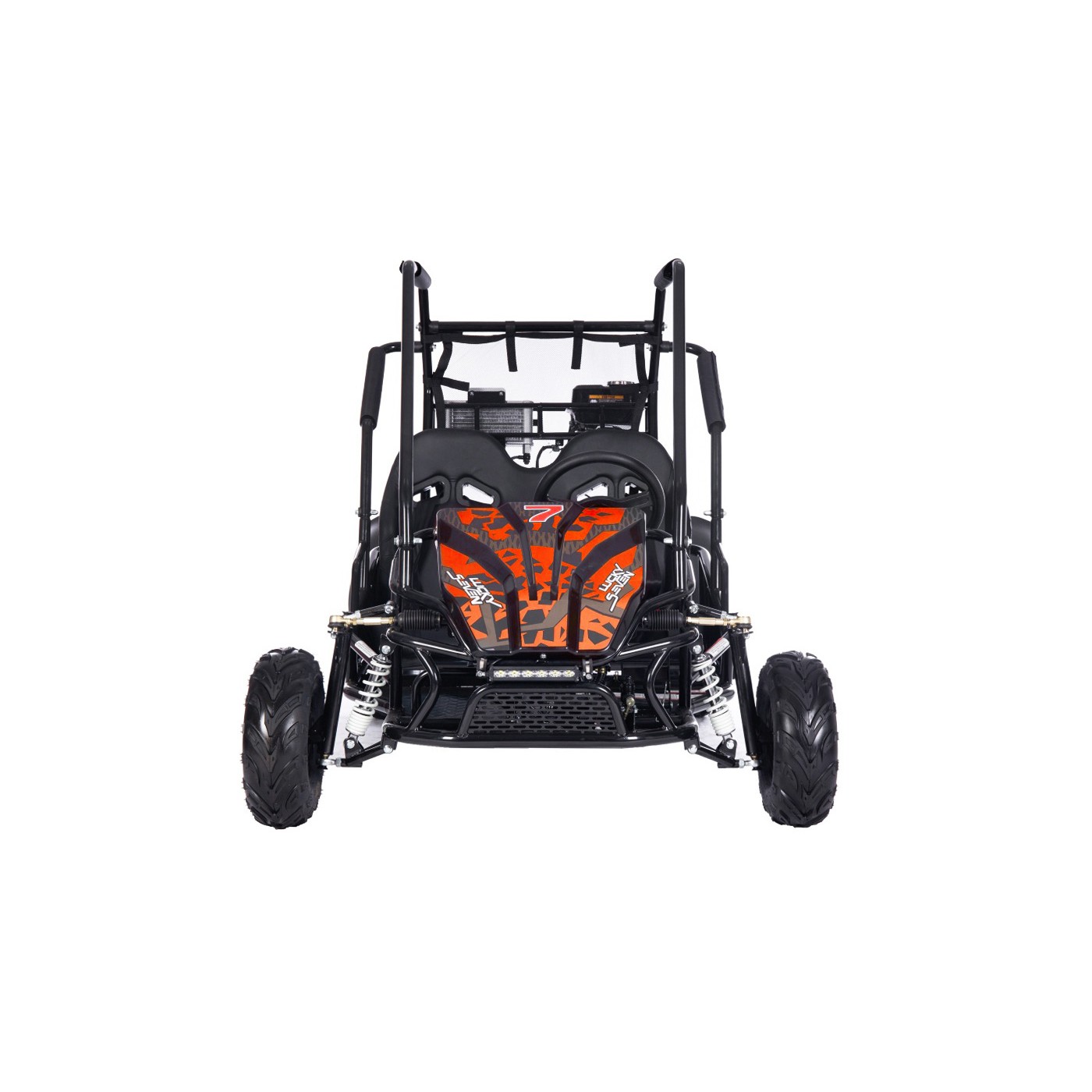 Dětské benzínové autíčko Buggy LUCKY SEVEN LIFT 125CC oranžové - Obrázek 2