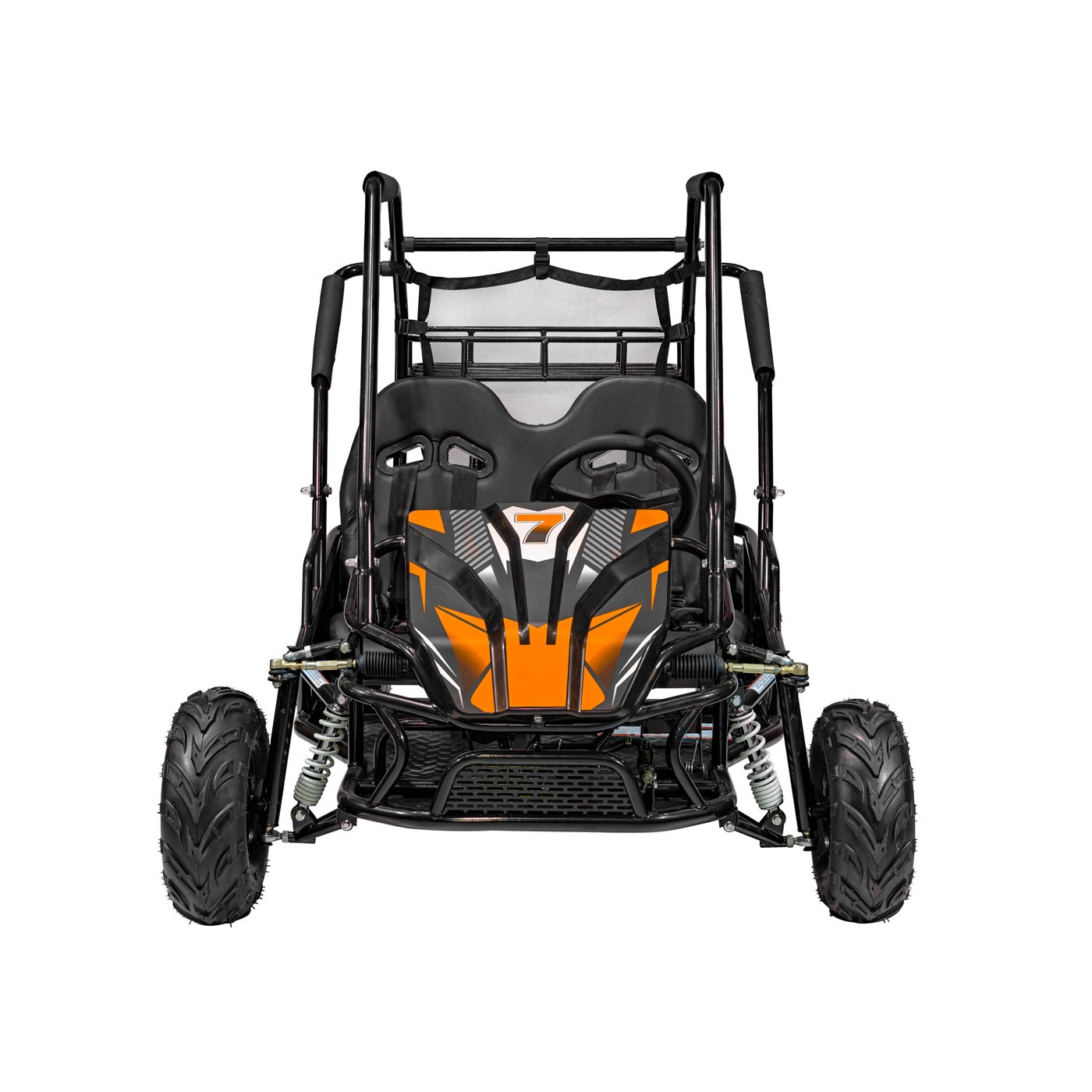 Dětské benzínové autíčko Buggy LUCKY SEVEN oranžové - Obrázek 2