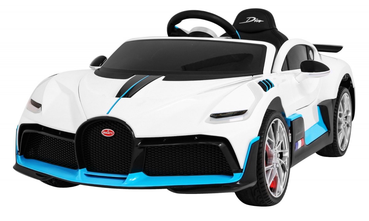 Dětské elektrické autíčko Bugatti Divo bílé