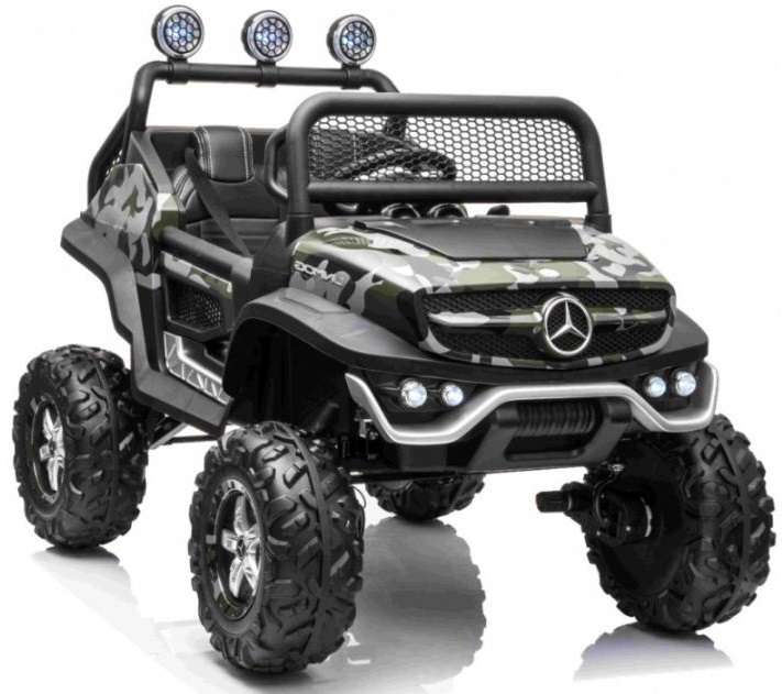 Dětské elektrické autíčko Buggy Mercedes-Benz Unimog 4x4 lakované maskáčové - Obrázek 2
