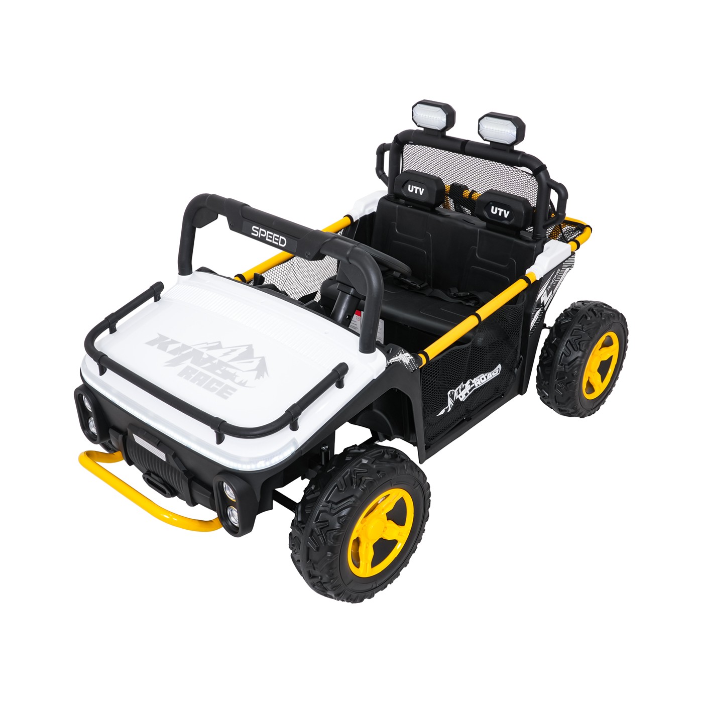 Dětské elektrické autíčko Buggy UTV Speed 24V bílé - Obrázek 2