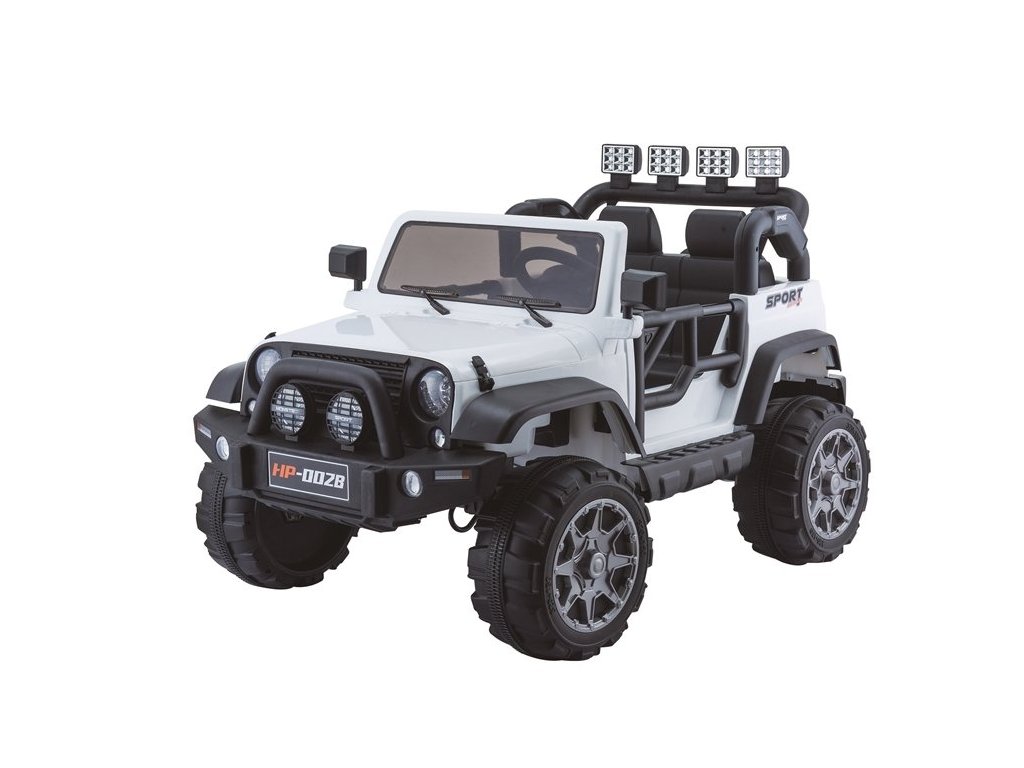 Dětské elektrické autíčko Jeep HP012 bílé