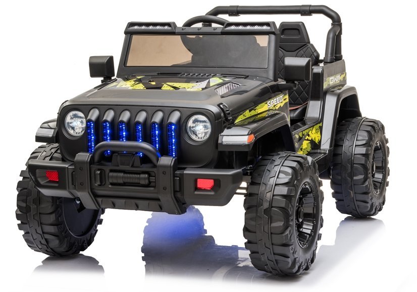 Dětské elektrické autíčko Jeep Speed černé