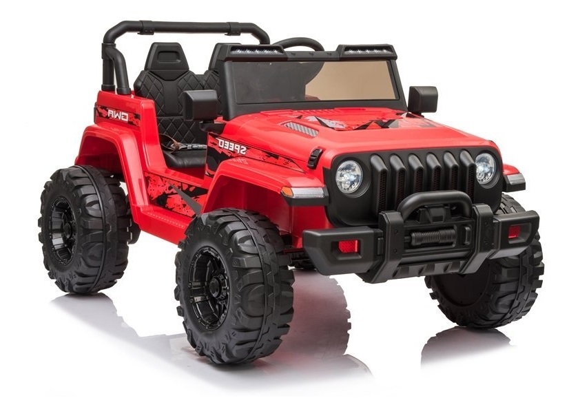 Dětské elektrické autíčko Jeep Speed červené - Obrázek 2