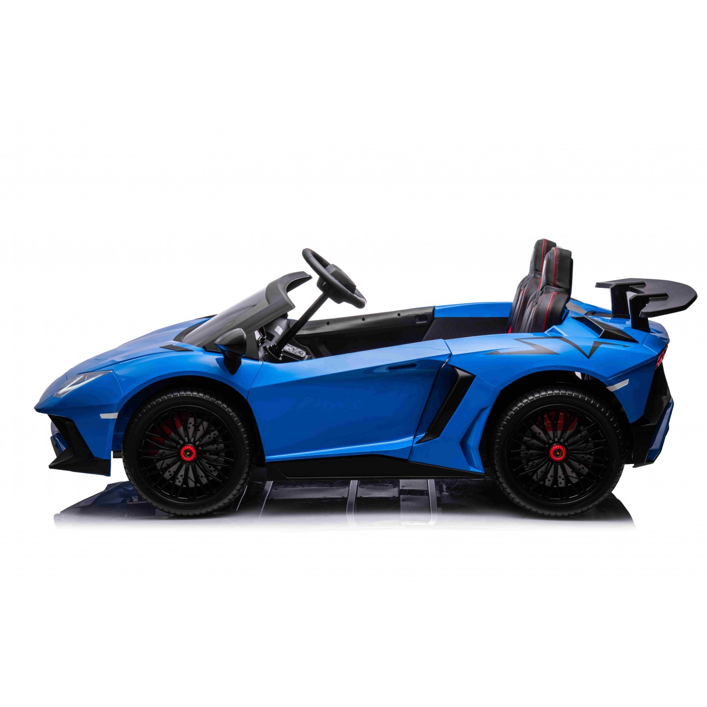 Dětské elektrické autíčko Lamborghini Aventador SV modré - Obrázek 2