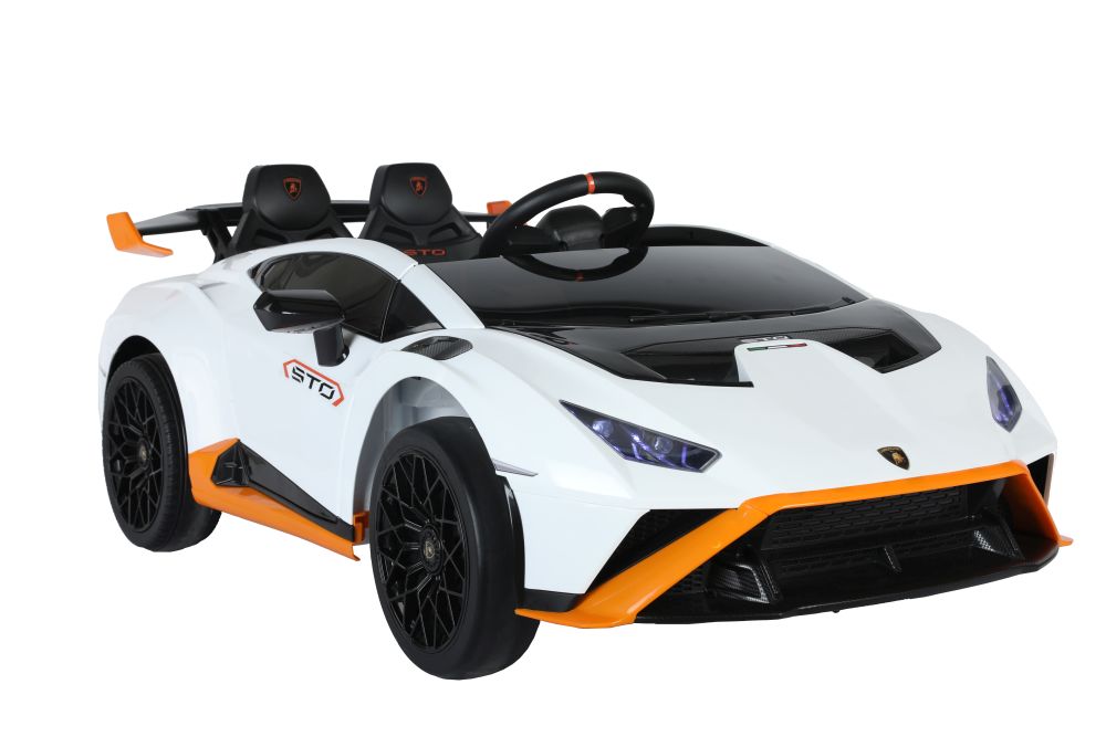 Dětské elektrické autíčko Lamborghini Huracán STO bílé - Obrázek 2