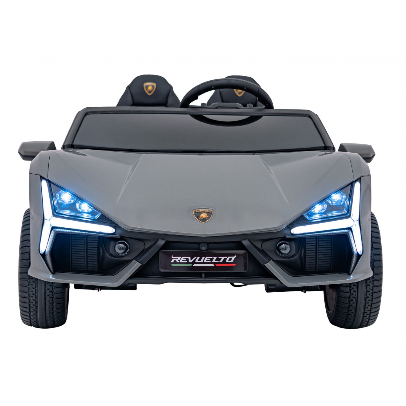 Dětské elektrické autíčko Lamborghini Revuelto XL 24V 4x200W šedé - Obrázek 2