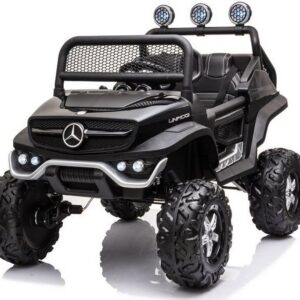 Dětské elektrické autíčko Mercedes-Benz Unimog S 4x4 černé