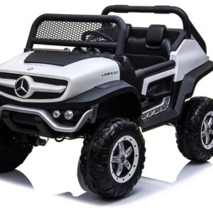 Dětské elektrické autíčko Mercedes Unimog 4x4 bílé