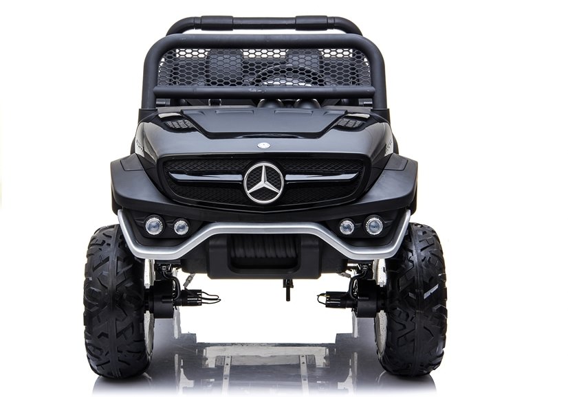 Dětské elektrické autíčko Mercedes Unimog 4x4 černé - Obrázek 2