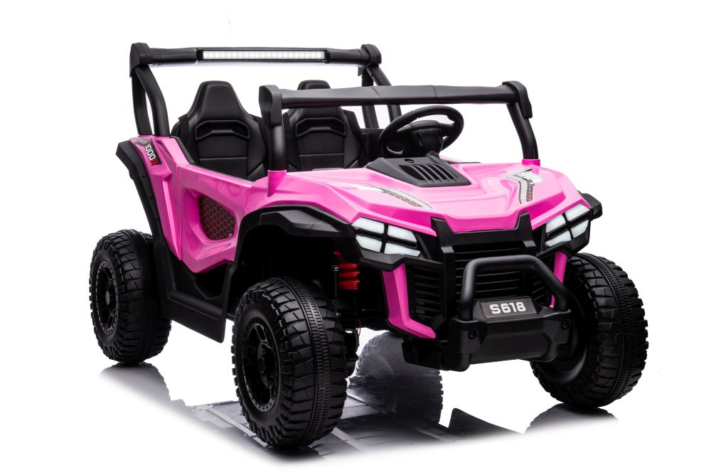 Dětské elektrické autíčko S618 4x4 24V růžové - Obrázek 2