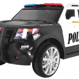Dětské elektrické autíčko SUV Policie černé