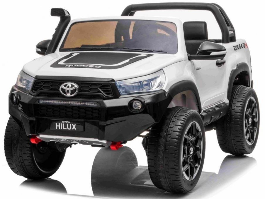 Dětské elektrické autíčko Toyota Hilux 4x4 bílé