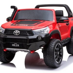 Dětské elektrické autíčko Toyota Hilux 4x4 lakované červené