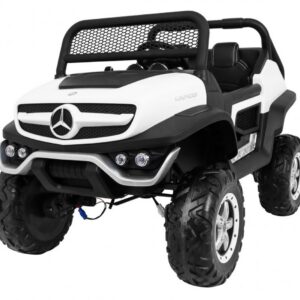 Dětské elektrické auto Buggy 4x4 Mercedes-Benz Unimog bílé