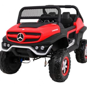 Dětské elektrické auto Buggy 4x4 Mercedes-Benz Unimog červené