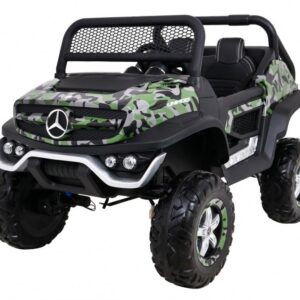 Dětské elektrické auto Buggy 4x4 Mercedes-Benz Unimog maskáčové