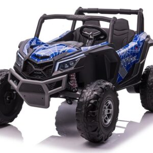 Dětské elektrické auto Buggy UTV-MX 4x4 LCD MP4 Spider lakované modré