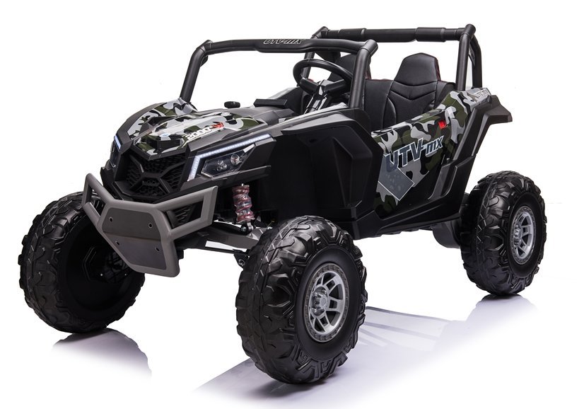 Dětské elektrické auto Buggy UTV-MX 4x4 LCD MP4 lakované maskáčové