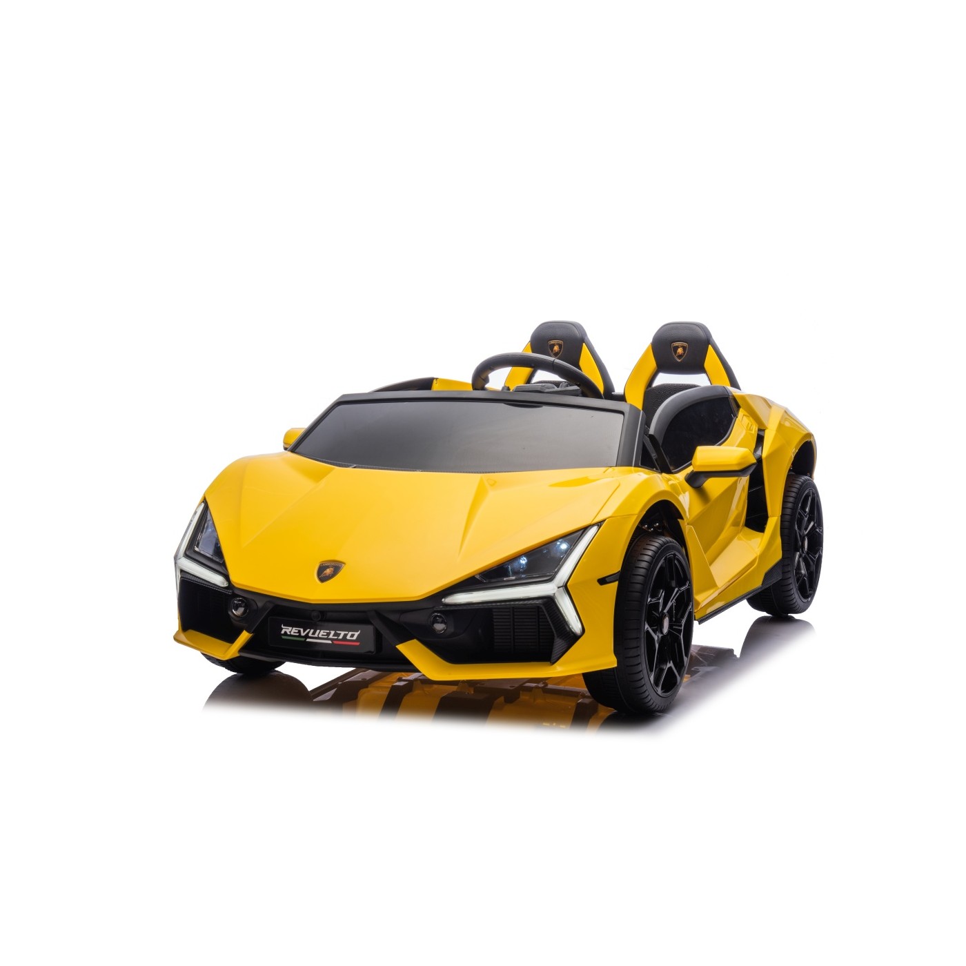 Dětské elektrické auto Lamborghini Revuelto XL STRONG žluté
