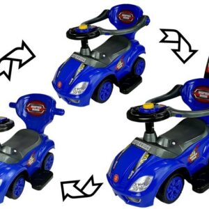 Dětské odrážedlo 3v1 Mega Car modré