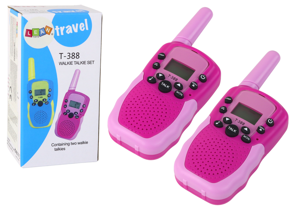 Dětské vysílačky Walkie Talkie růžové
