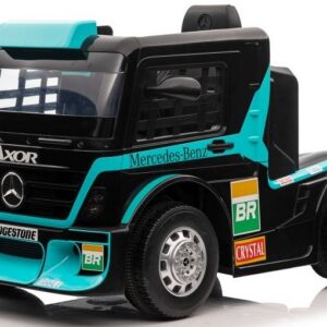 Dětský elektrický kamion Mercedes Axor LCD tyrkysový