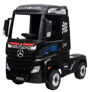 Dětský elektrický kamion Mercedes-Benz Actros 4x4 MP4 lakovaný černý