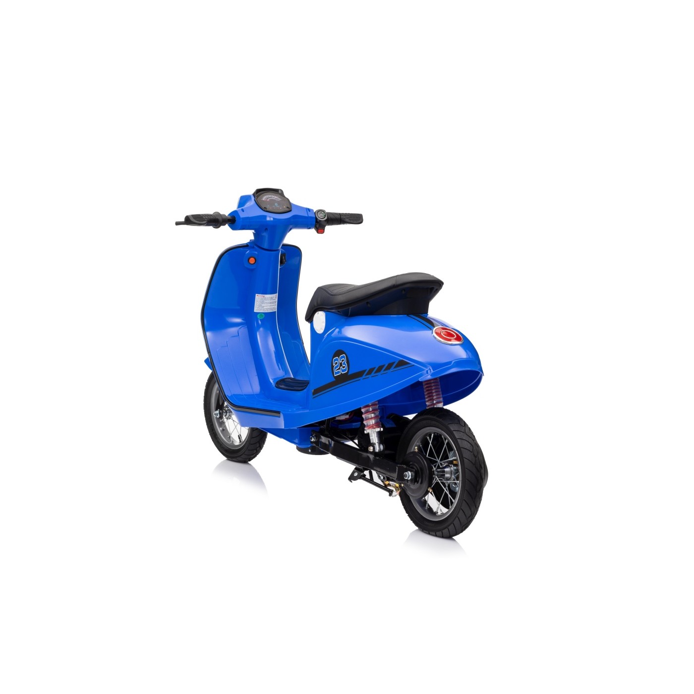 Dětský elektrický skútr Retro 23 modrý - Obrázek 2