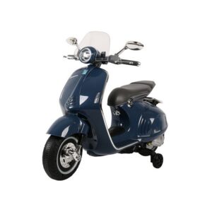 Dětský elektrický skútr Vespa GTS tmavě modrý