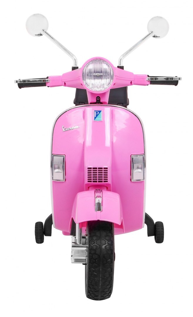 Dětský elektrický skútr Vespa růžový - Obrázek 2