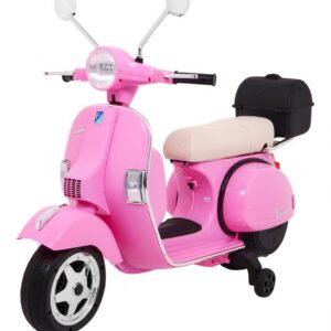 Dětský elektrický skútr Vespa růžový
