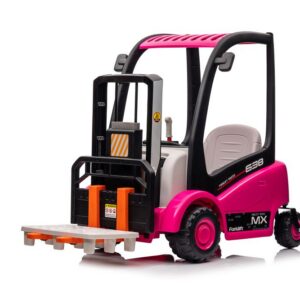 Dětský elektrický vysokozdvižný vozík XMX638 růžový