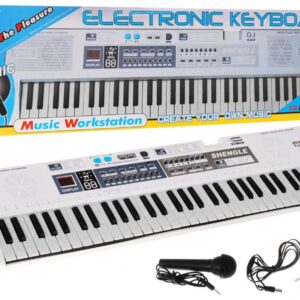 Dětský keyboard XXL bílý