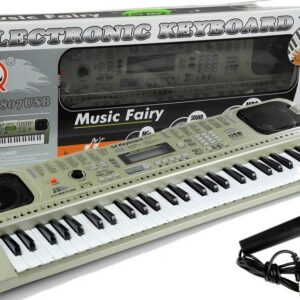 Dětský keyboard s příslušenstvím - mikrofon