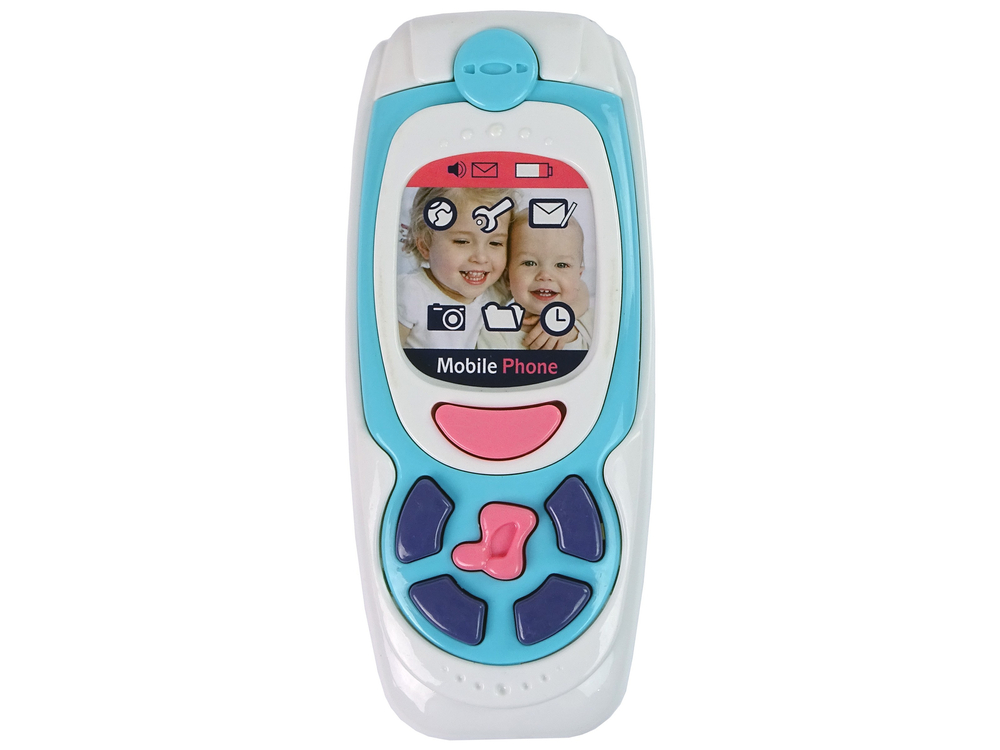 Dětský mobilní telefon modrý - Obrázek 2