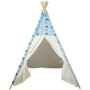 Dětský stan Teepee s mráčky
