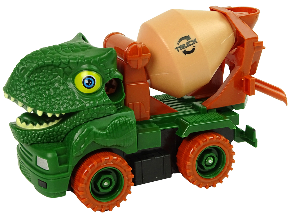 Dinosauří Míchačka betonu zelená s příslušenství - Obrázek 2