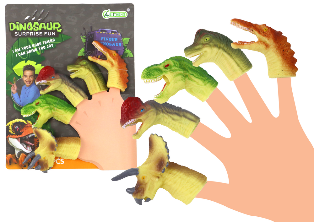 Dinosauří loutky na prsty
