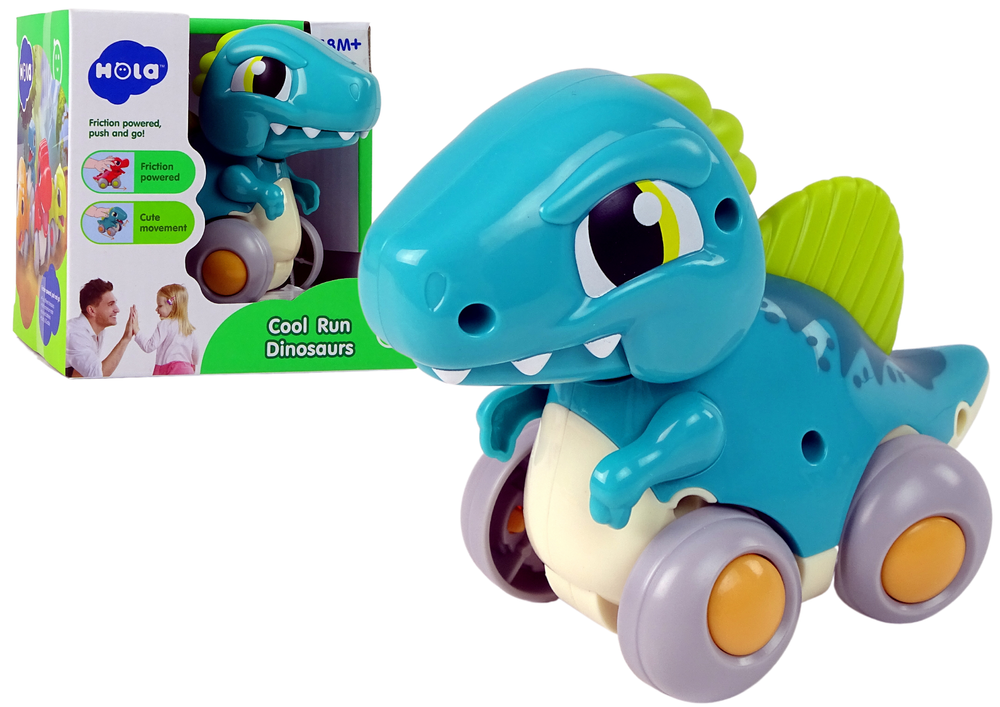Dinosaurus na kolečkách Spinosaurus modrý