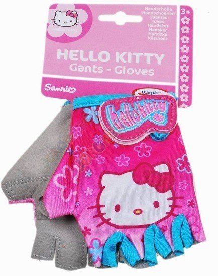 Dívčí cyklistické rukavice Hello Kitty