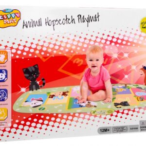 Dotyková podložka pro děti - skákací hra zelená