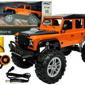 Double E Double E Auto na dálkové ovládání Land Rover Defender 4x4 R/C 1:14 oranžové