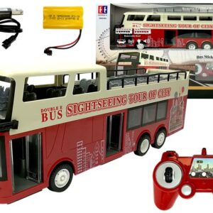 Double E Double E Dvoupatrový autobus na dálkové ovládání R/C 2.4G 1:18