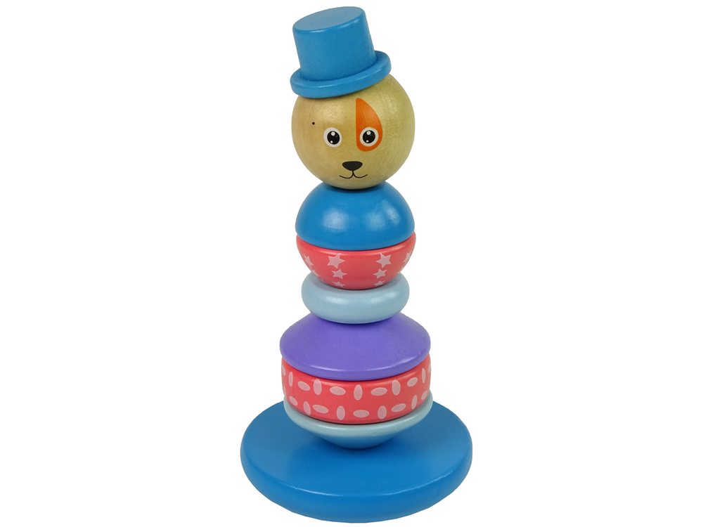 Dřevěná vzdělávací pyramida pejsek - Obrázek 2