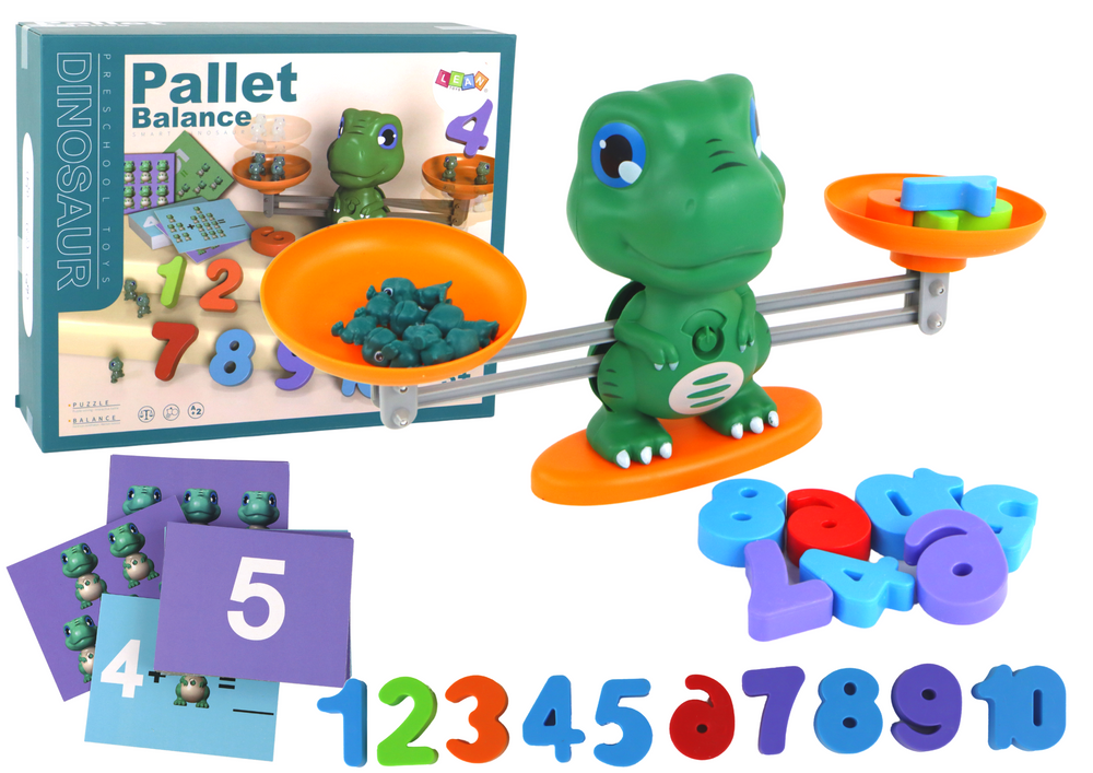 Edukativní hračka dinosaurus matematická váha