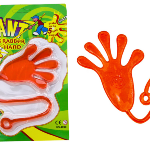 Elastická ruka ze slizu oranžová