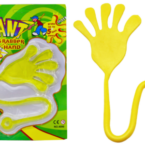 Elastická ruka ze slizu žlutá