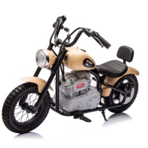 Elektrická motorka A9902 36V 350W béžová