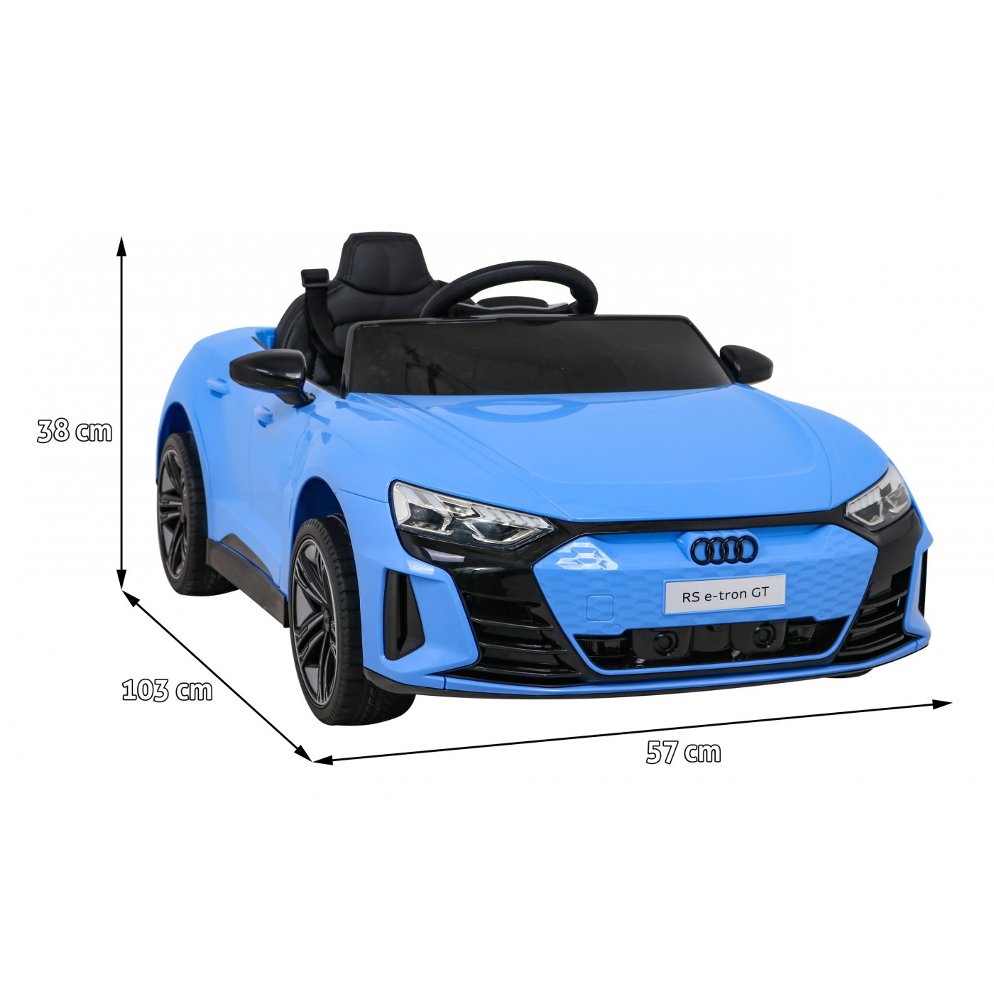 Elektrické autíčko Audi RS E-Tron GT 4x4 modré - Obrázek 2